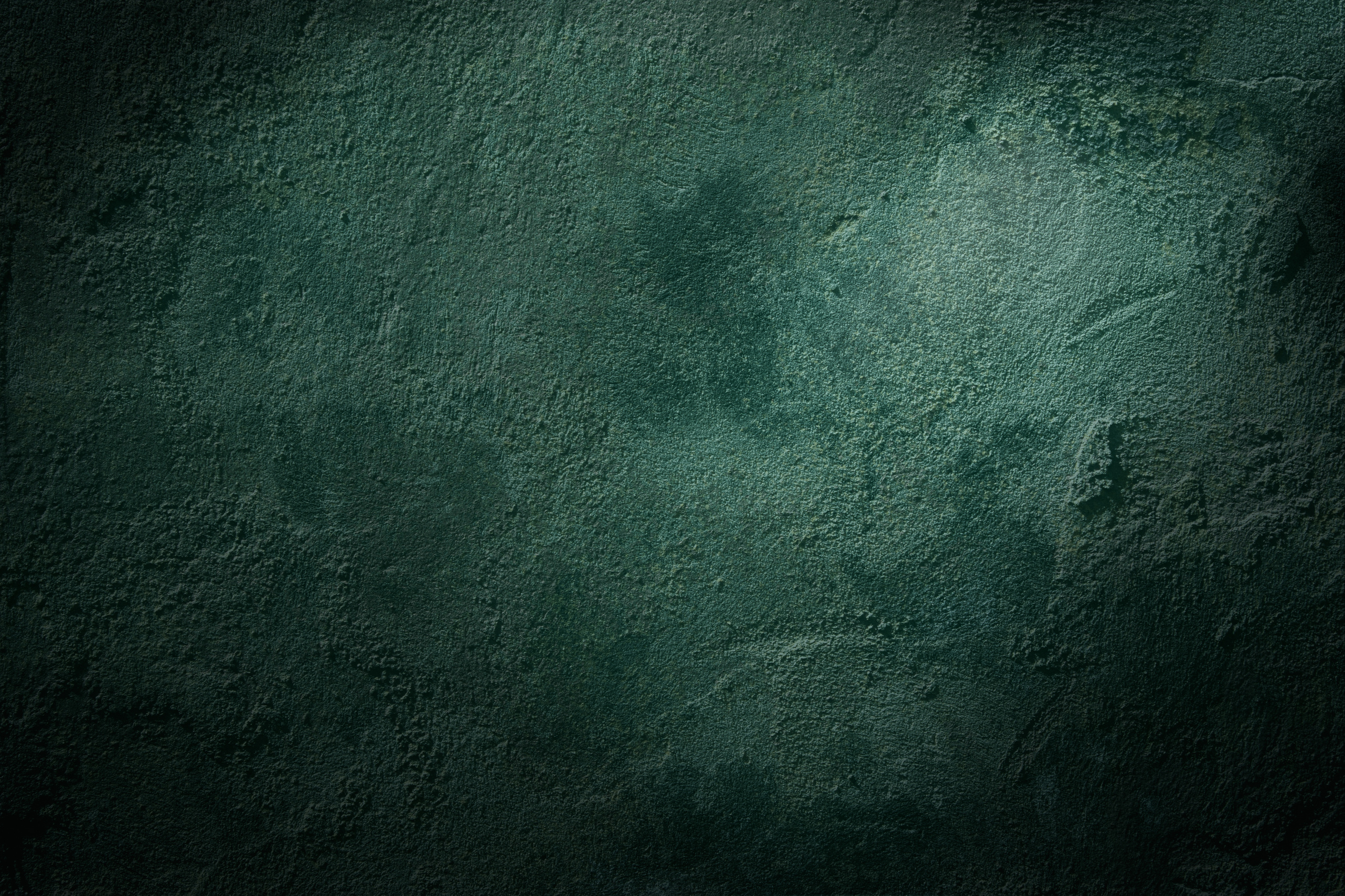 Green textured wall.